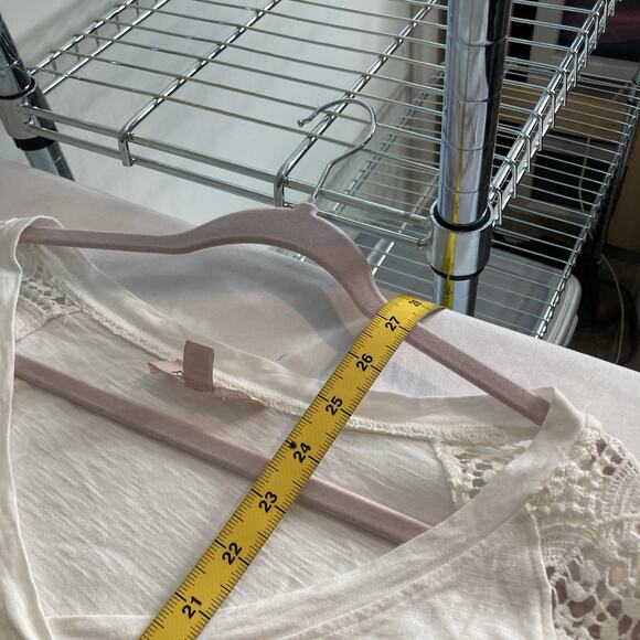 Philosophy Women’s Lace Sleeves Top Size 2X Soft‎ Indian Cotton Boho Artsy Flowy - Picture 3 of 11